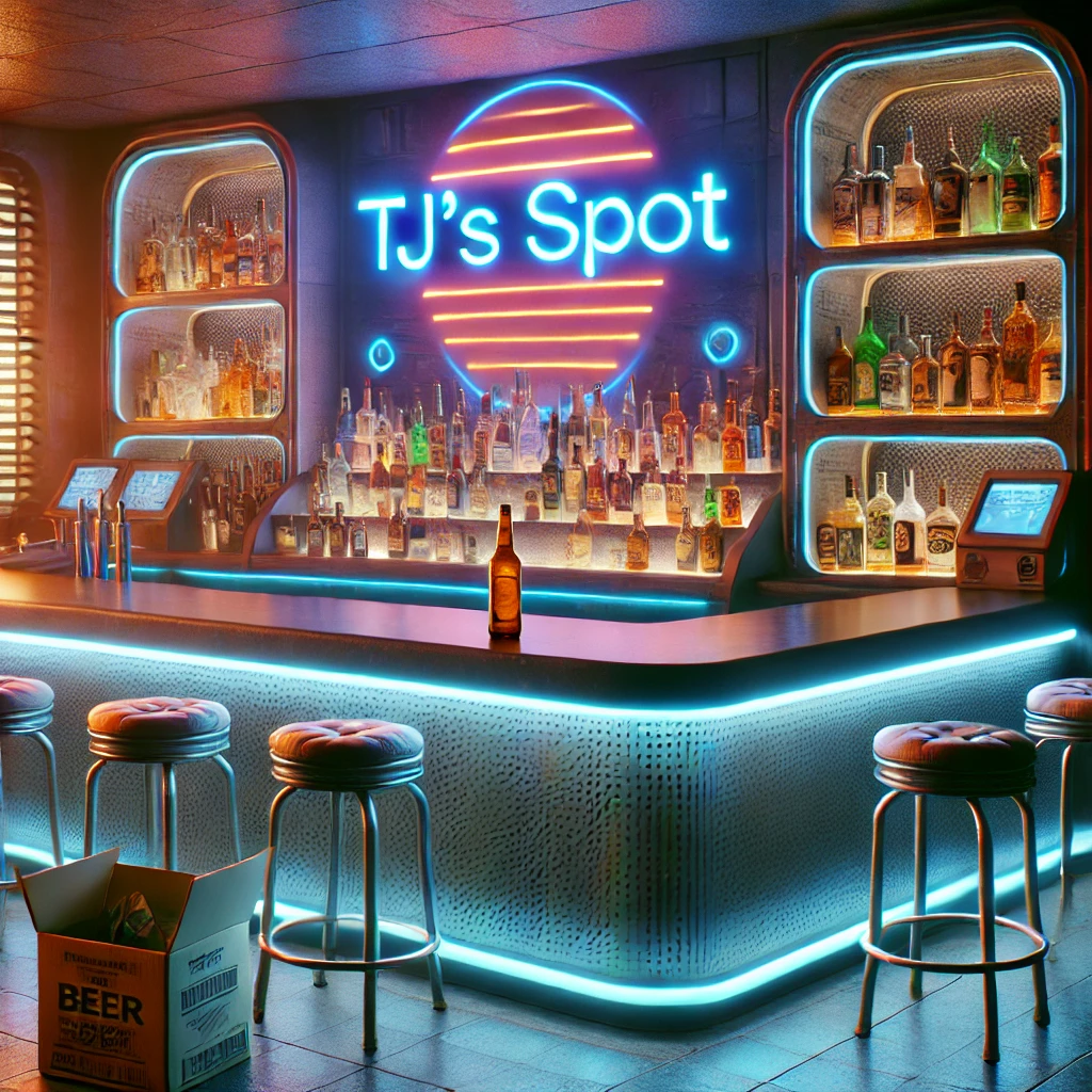 TJ's Spot Home page Header Graphic